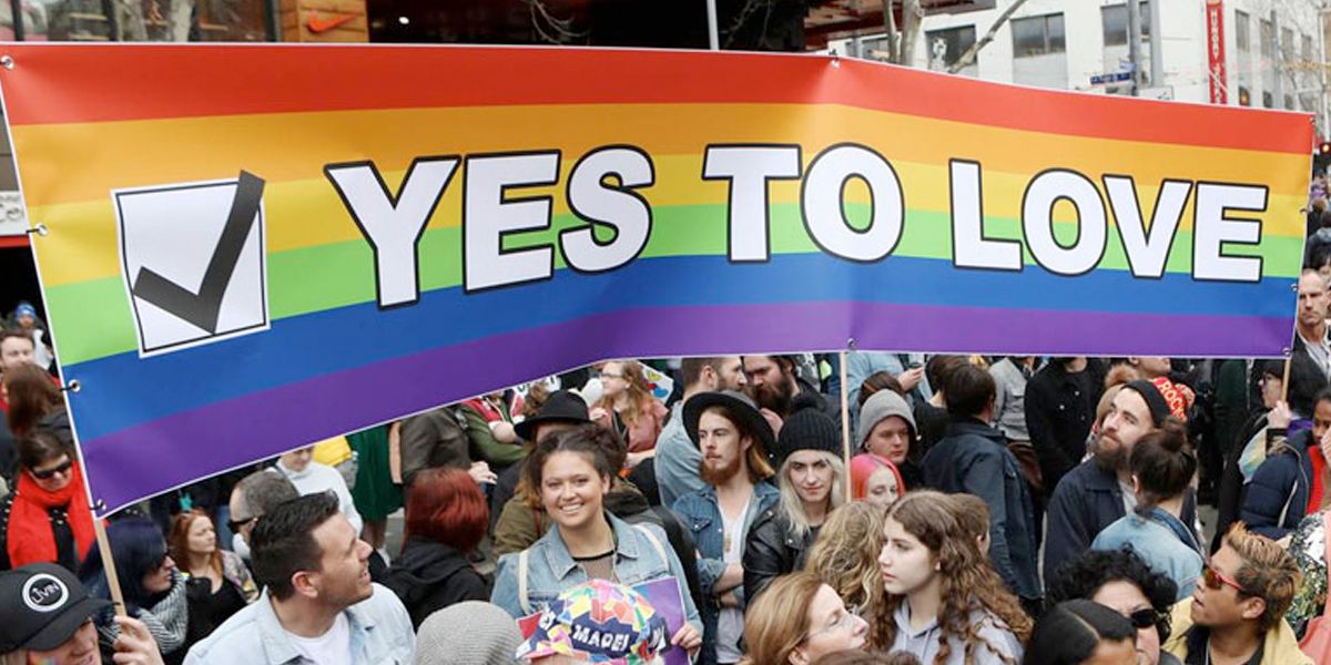 Australia votó sí a legalización de matrimonio homosexual