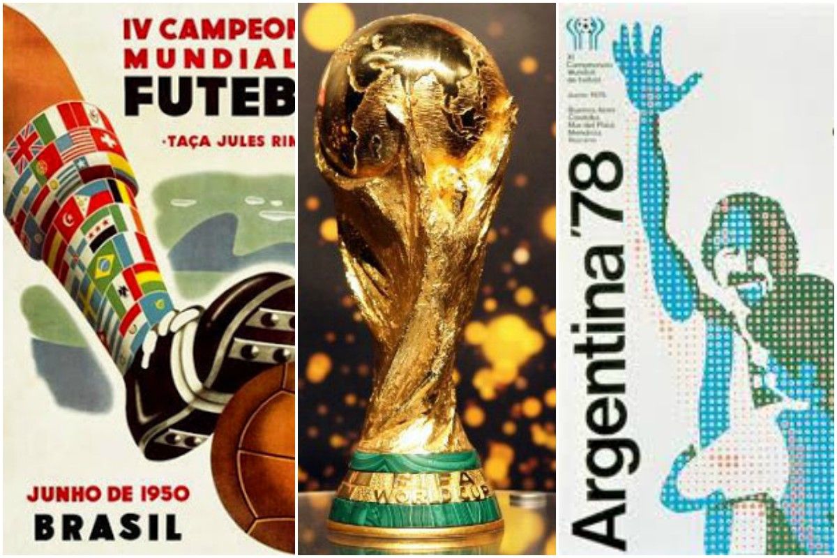 Estos son los afiches en la historia de los mundiales de fútbol