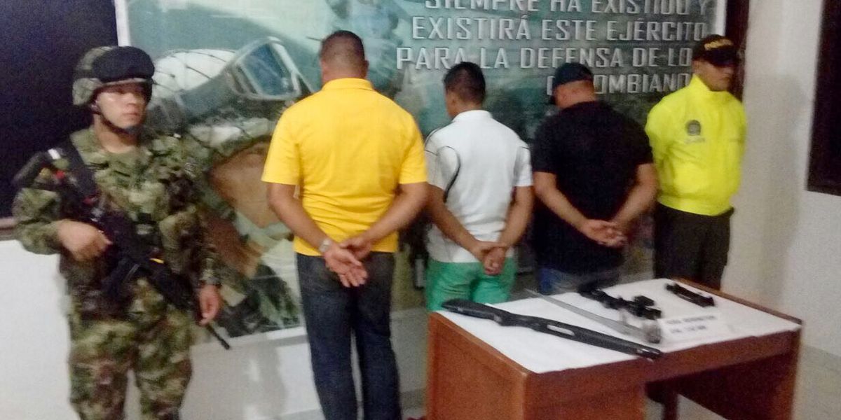 Ejército captura dos presuntos colaboradores de alias ‘Cadete’ en el Caguán