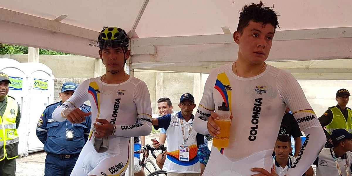 Oro y plata para Colombia en el ciclismo de ruta masculino de los Juegos Bolivarianos