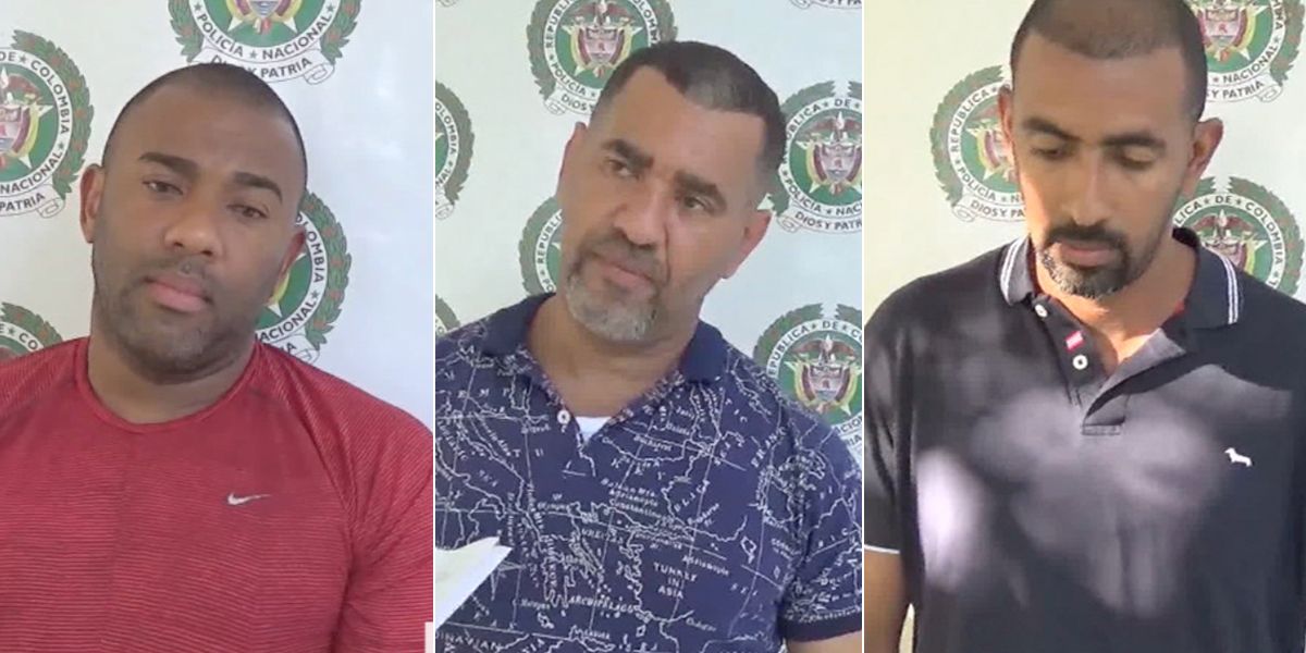 Capturados tres extraditables en Santa Marta