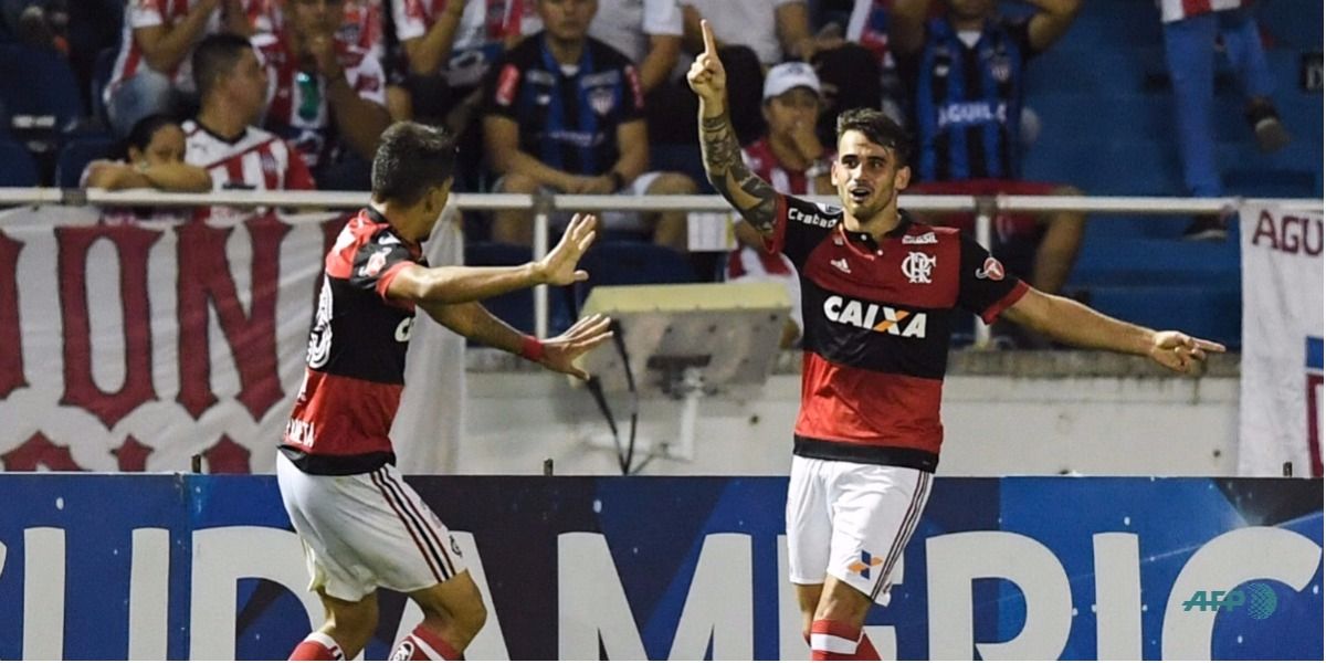 Flamengo dejó al Junior sin final de Sudamericana - Foto: LUIS ACOSTA / AFP