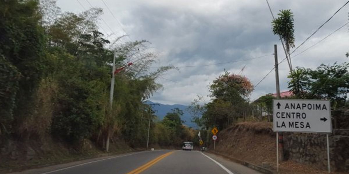 Habilitada la vía Bogotá – La Mesa – Girardot