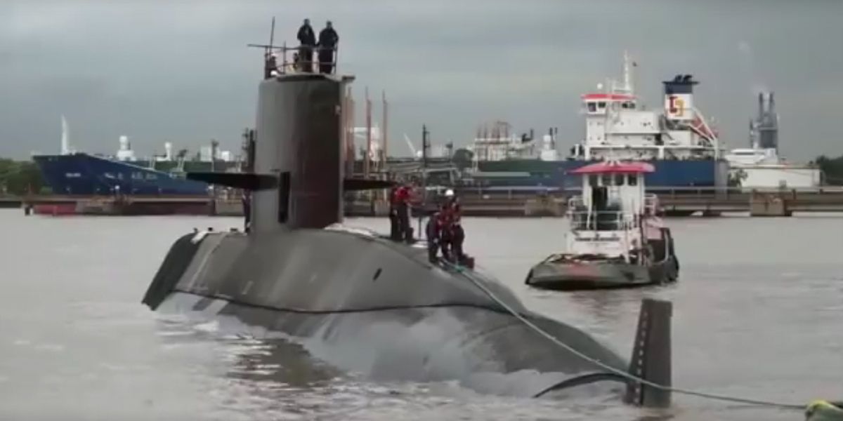 Revelan el último mensaje del submarino argentino desaparecido