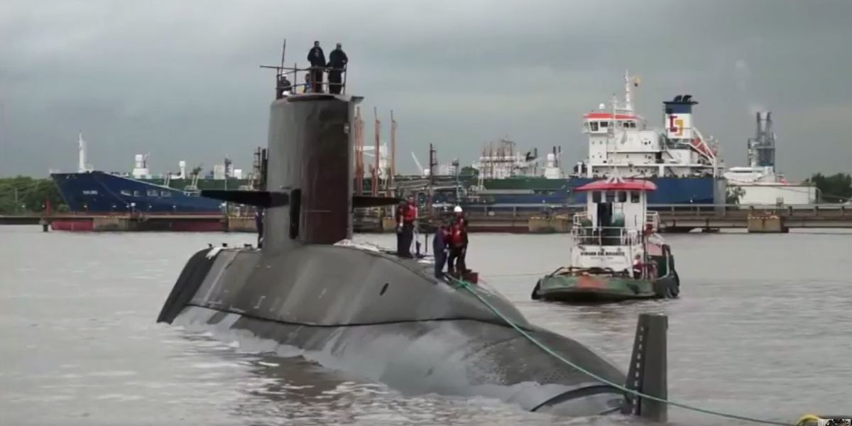 Buscan submarino de la Armada argentina perdido a la altura de Puerto Madryn
