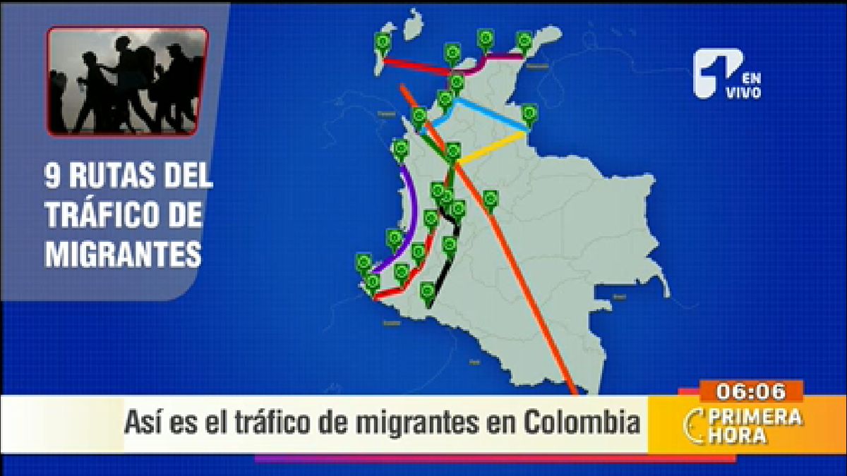 Así funciona el tráfico de migrantes en Colombia