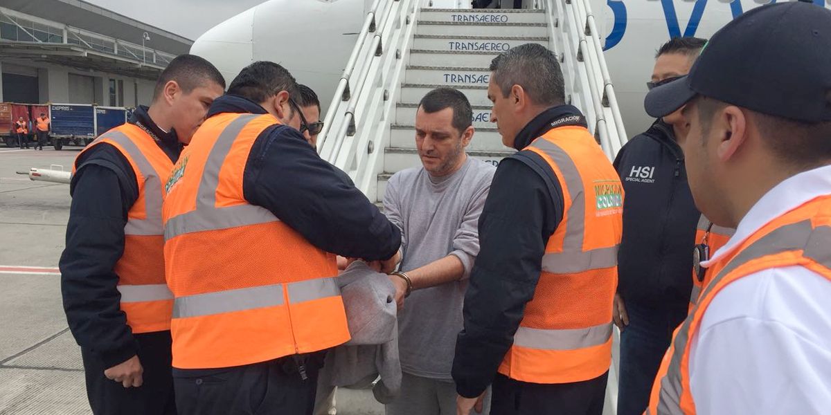 Exjefe paramilitar alias ‘HH’ aterrizó en Colombia tras ser deportado desde EE.UU