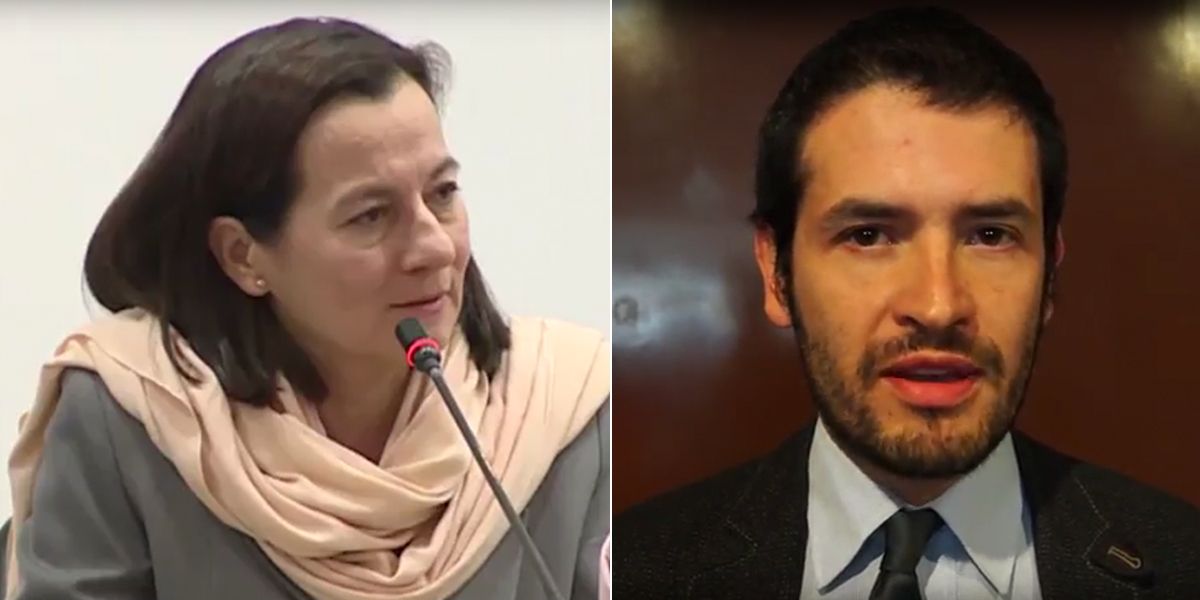 Juan Carlos Lozada y Clara Rojas, por la Cámara Liberal para Bogotá