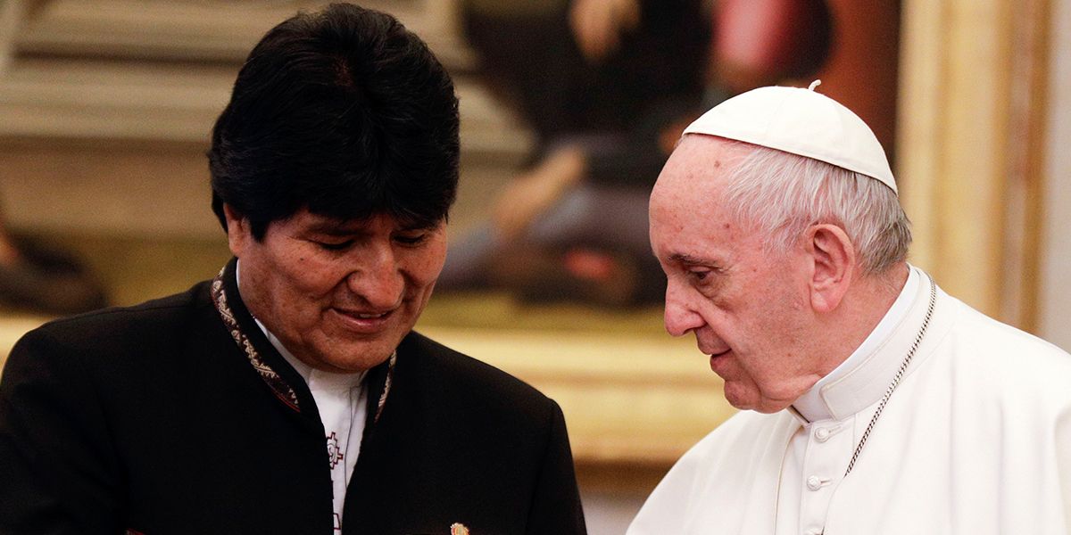 Papa Francisco y Evo Morales se reunieron en el Vaticano