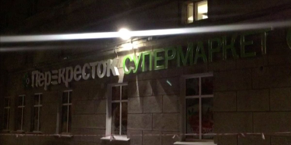 Diez heridos tras explosión en supermercado de San Petersburgo