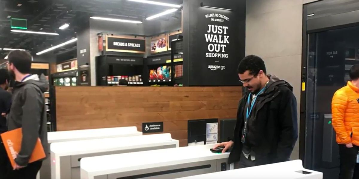 Amazon abre al público su primer supermercado que funciona sin cajas de pago