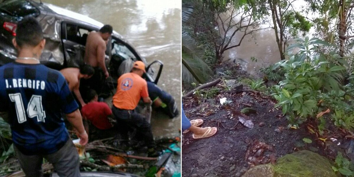 Tres muertos, un herido y un desaparecido deja accidente vial en Antioquia
