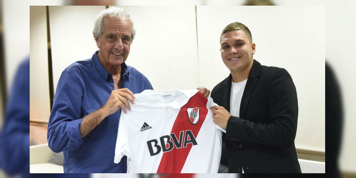 River Plate confirma el fichaje de Juan Fernando Quintero