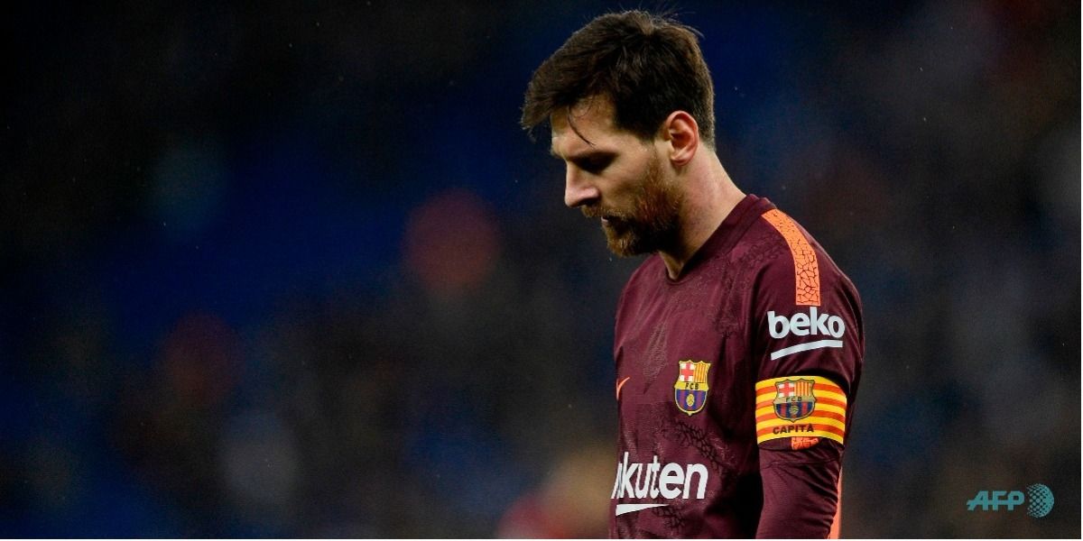 Messi botó penal y el Barcelona perdió en la Copa del Rey - Foto: Josep LAGO / AFP