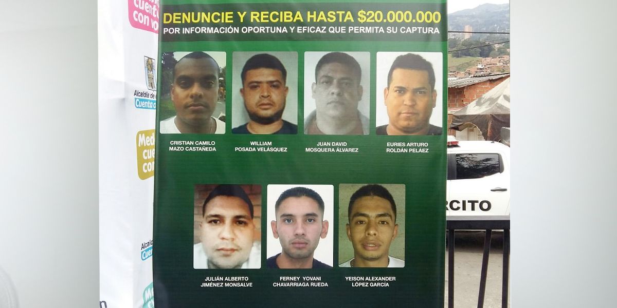 $10 millones de recompensa por asesinos de cinco personas en Medellín