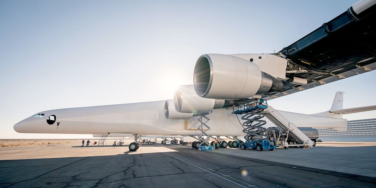 Stratolaunch, el avión más grande del mundo, alcanza record de velocidad