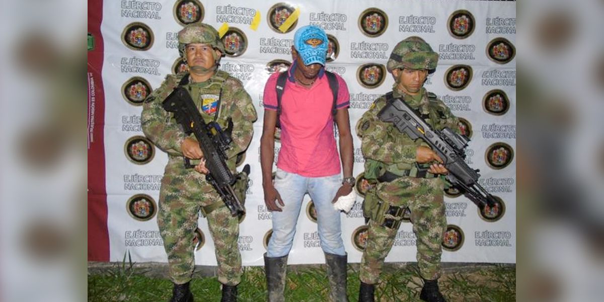 Cae jefe de explosivos del ELN en el sur de Bolívar