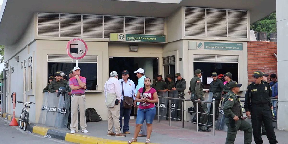 Continúan las protestas de la USO contra Ecopetrol en Barrancabermeja