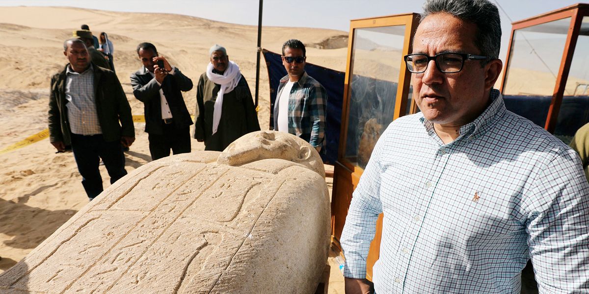 Hallan gigantesco cementerio milenario en Egipto