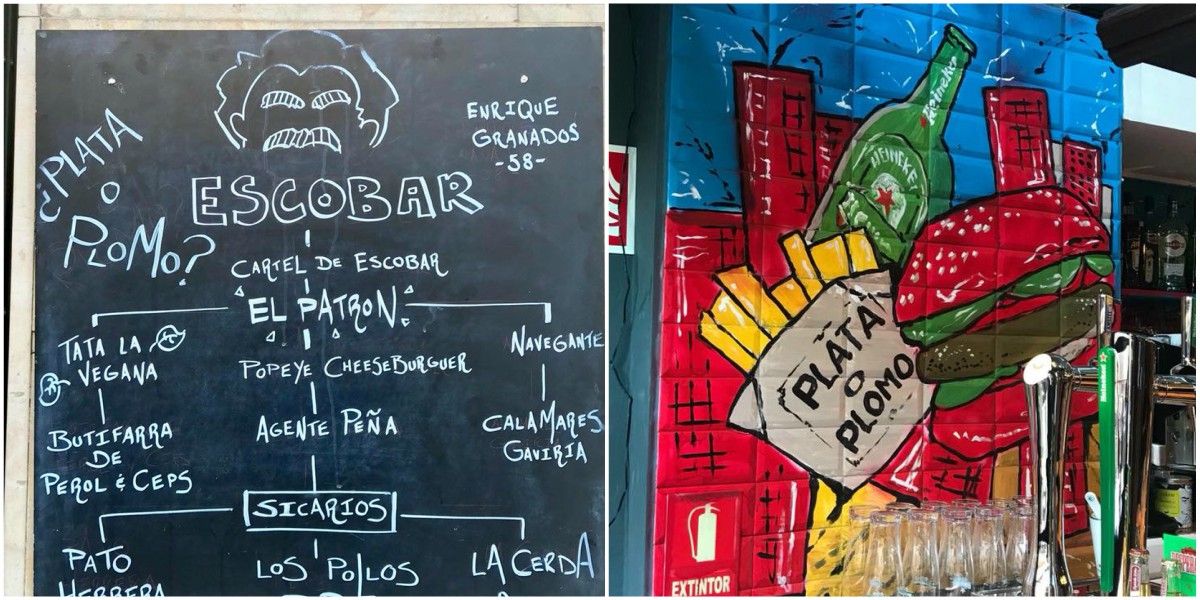 ‘Escobar’, el restaurante en Barcelona que indigna a los colombianos