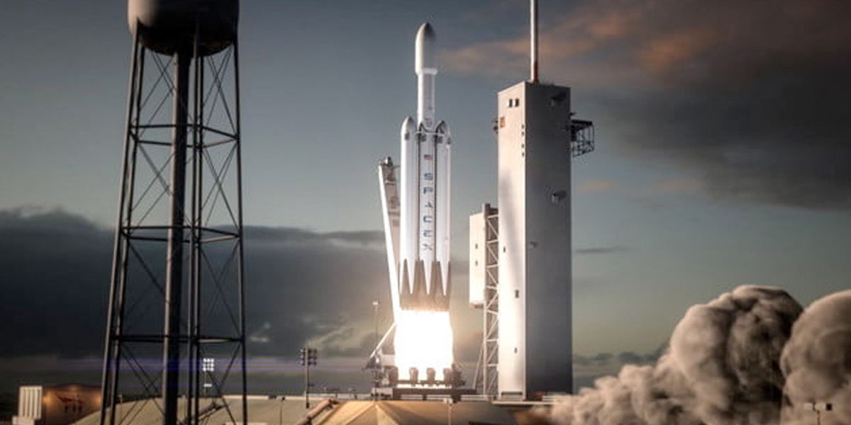 Vea el Falcon Heavy, el cohete más potente del mundo que llega hoy al espacio