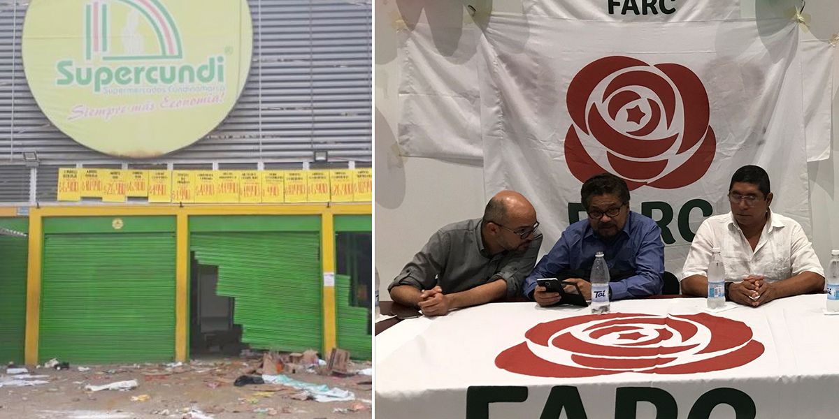 FARC califica de ‘noticia falsa’, vinculación con cadena de supermercados