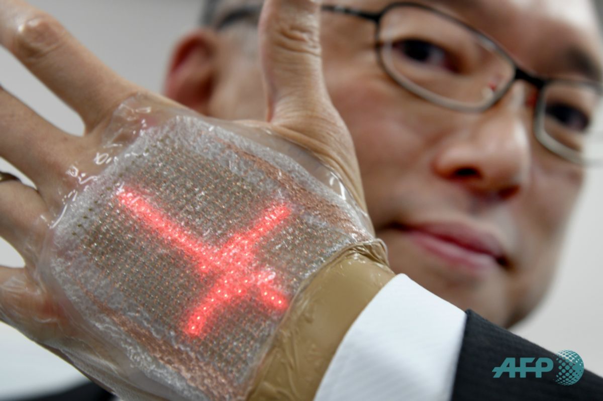 Un japonés inventa una pantalla LED comparable a una segunda piel