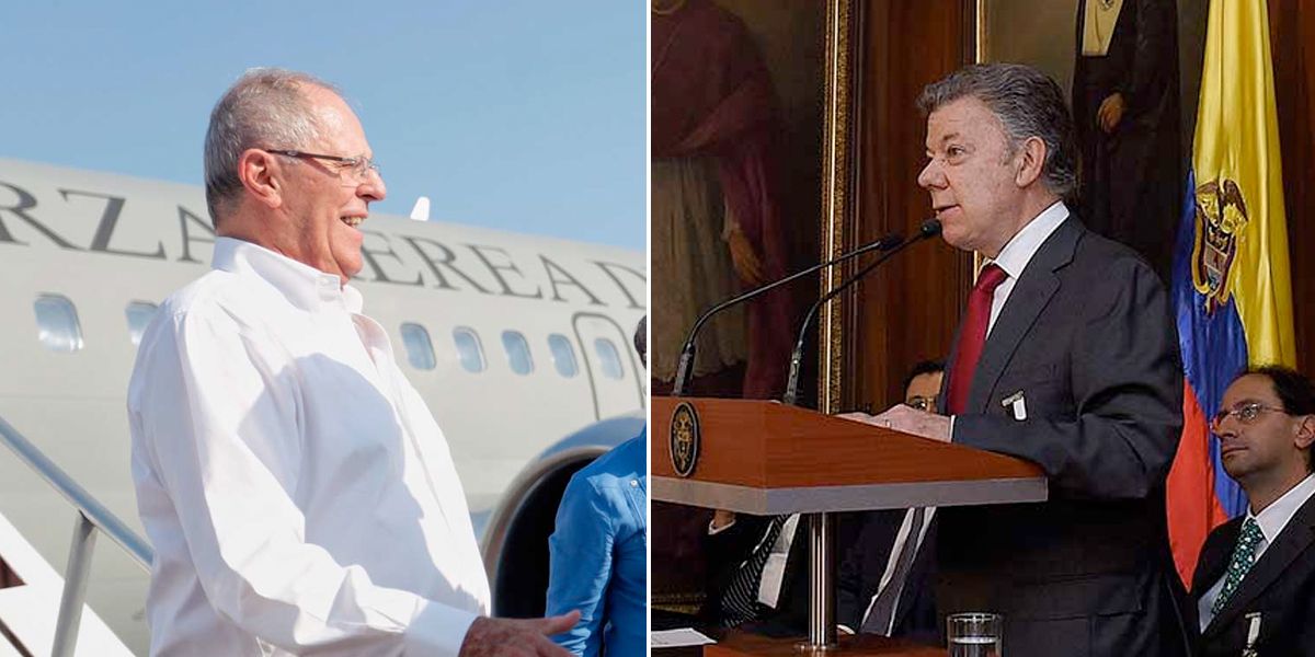 Santos y Kuczynski encabezan IV Gabinete Binacional entre Colombia y Perú