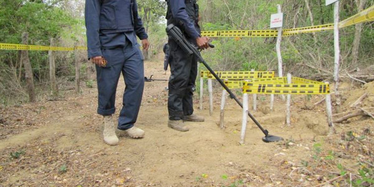 Al menos ocho muertos este año por minas antipersona en el país