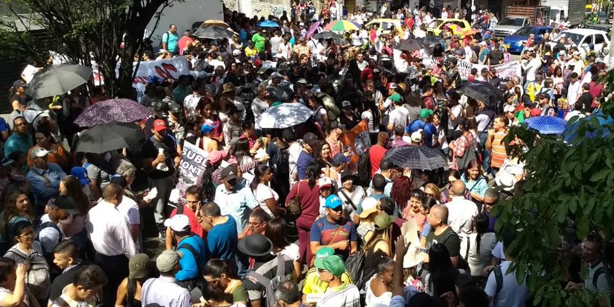 5000 profesores marcharon en Medellín durante para nacional
