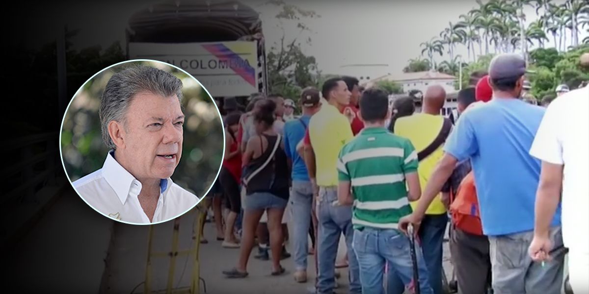 Santos implementará medidas para atención y control de migración venezolana