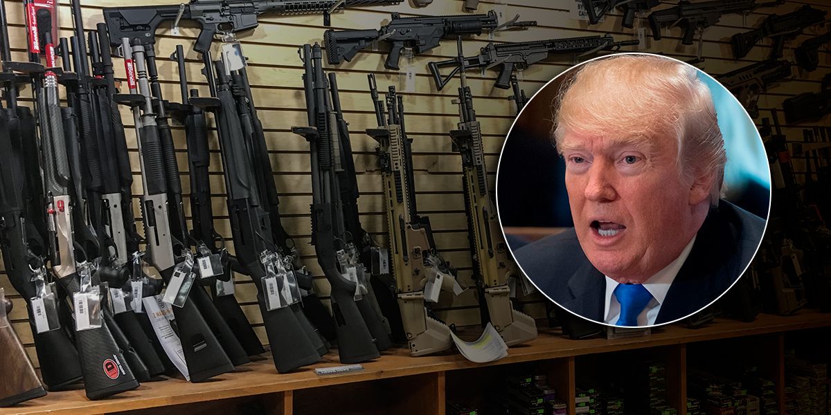 Trump apoya ‘mejorar’ controles de antecedentes para compra de armas
