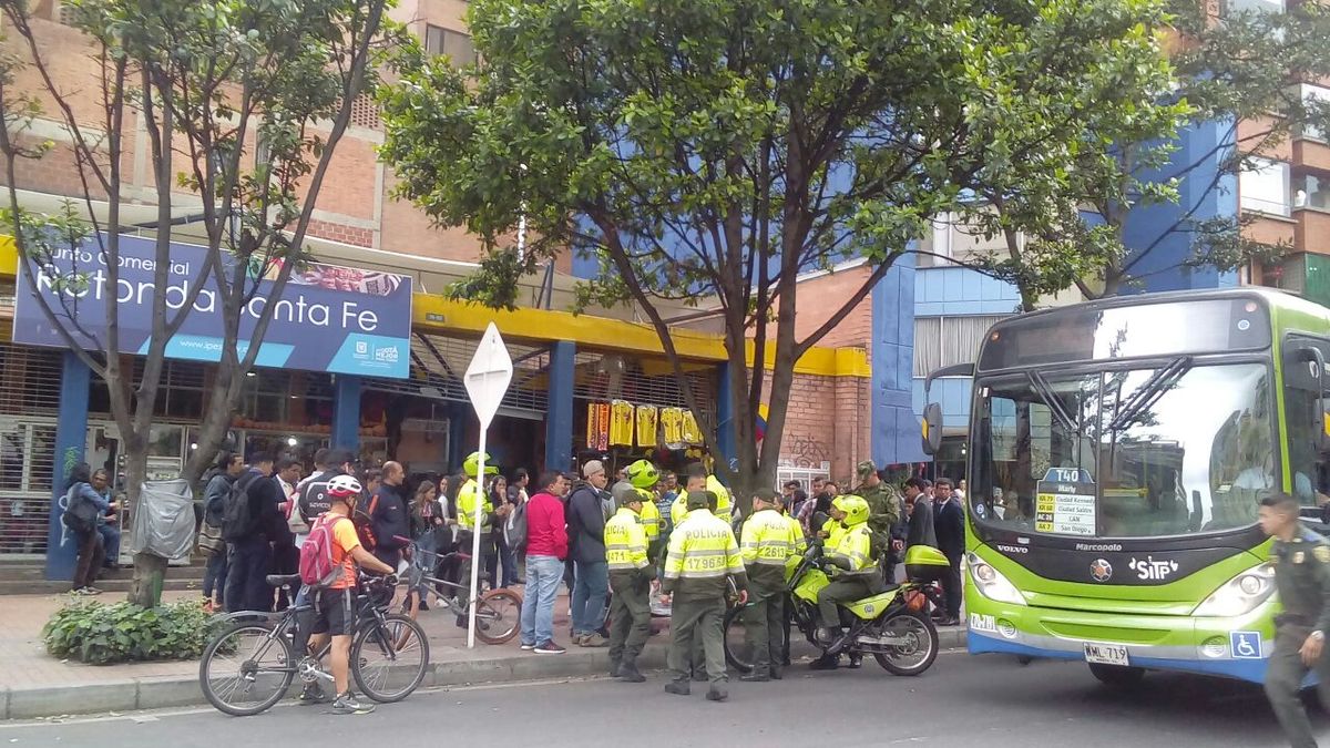 Tiroteo por hurto a casa de cambio en Bogotá