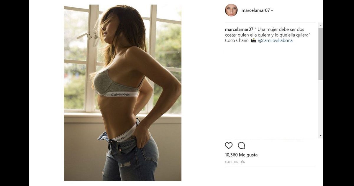 ¡Mamacita! Marcela Mar publica fotos nunca antes vistas de su cuerpazo