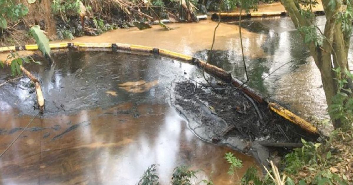 Emergencia ambiental en Barrancabermeja por derrame de crudo