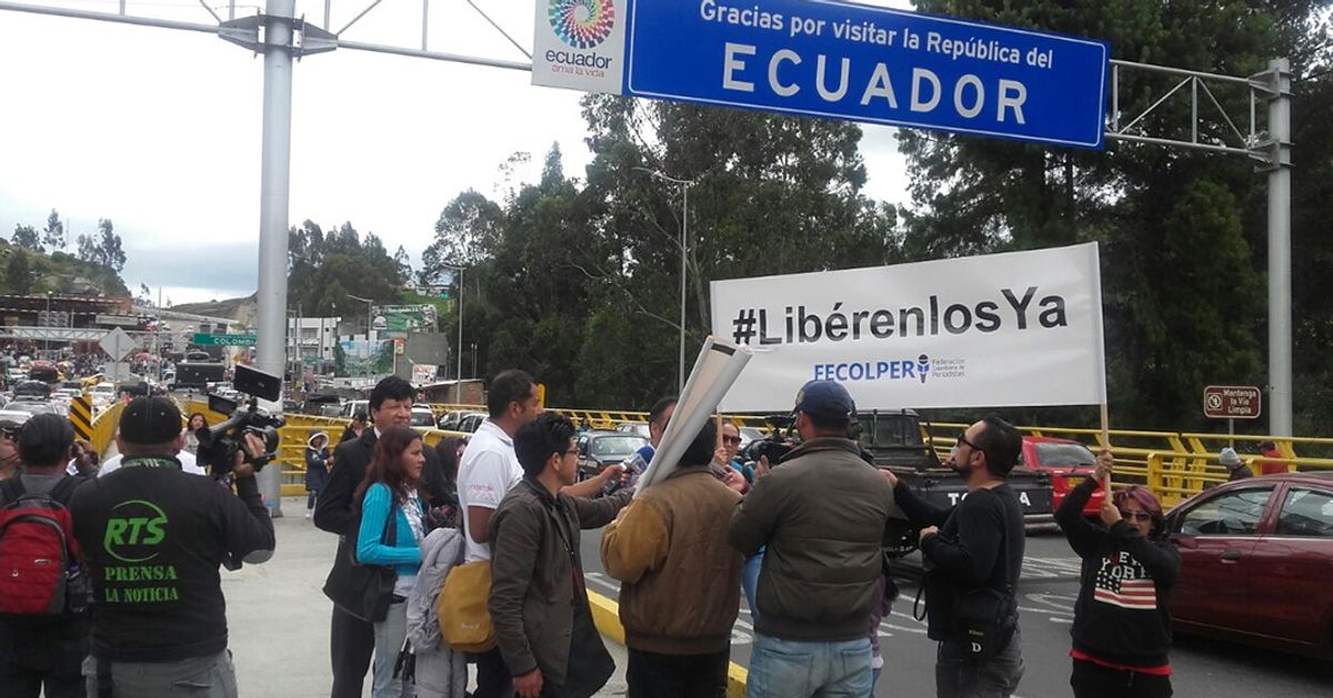 Habrían liberado a periodistas ecuatorianos secuestrados en frontera con Colombia