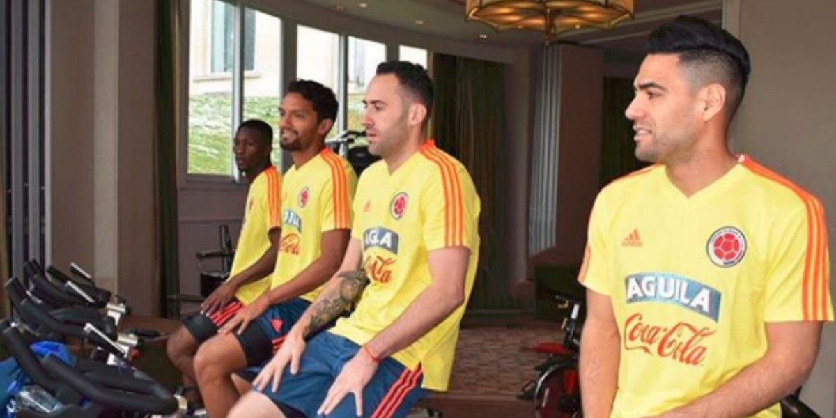 Falcao compartió detalles del entrenamiento de la Selección Colombia