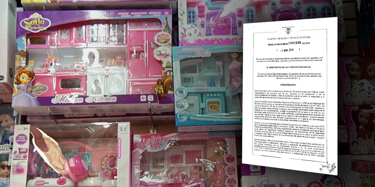 Reglamentación de Minsalud para evitar juguetes peligrosos regirá desde marzo de 2019