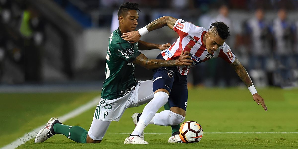 Dura derrota del Junior de Barranquilla ante Palmeiras