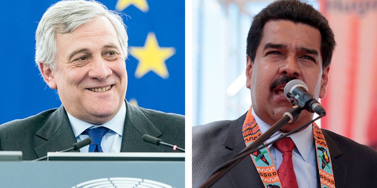 Pdte. del Parlamento Europeo pide ante exfiscal Ortega ampliar sanciones al régimen de Maduro