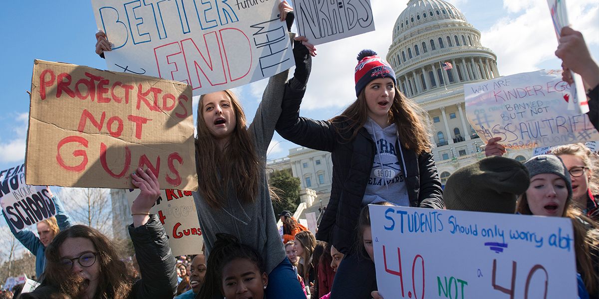 Estudiantes de Estados Unidos encabezan lucha contra las armas
