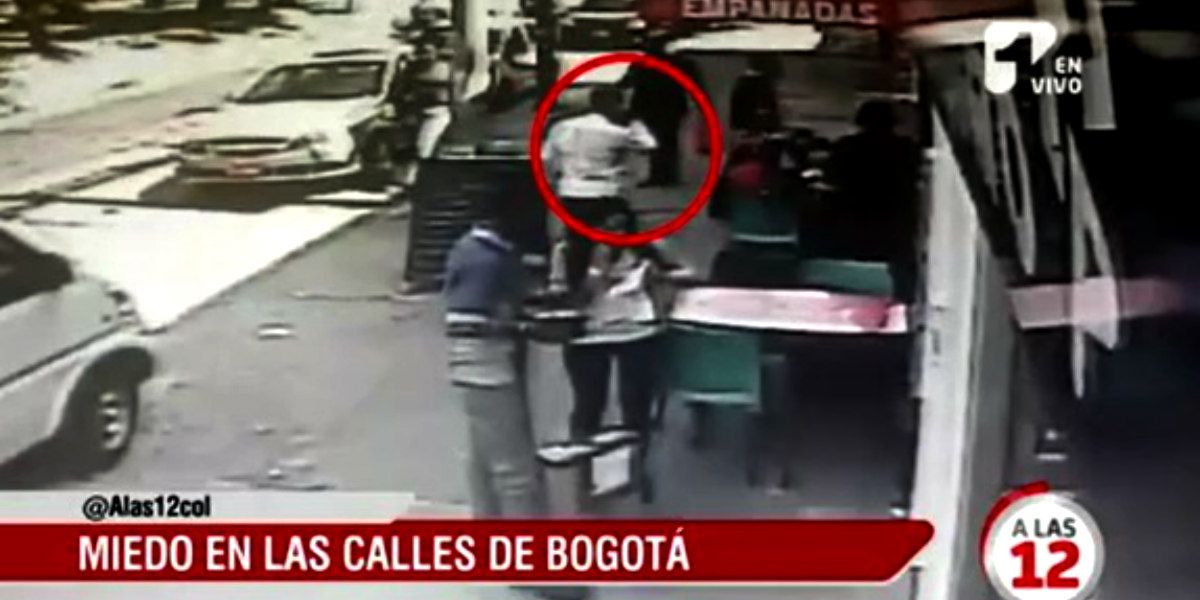 Cada dos minutos roban a una persona en Bogotá