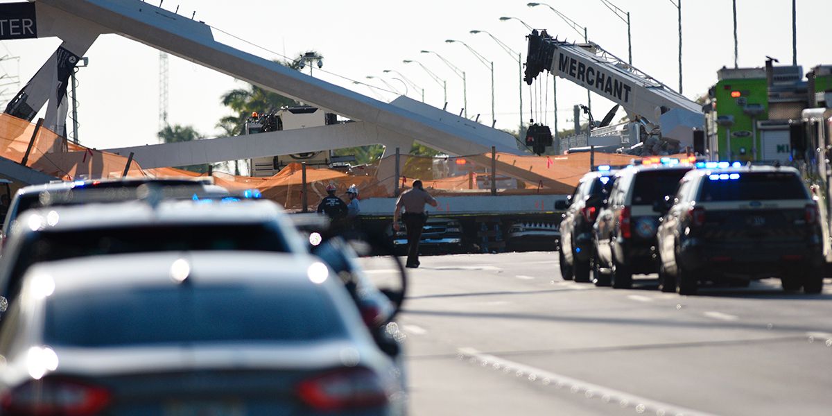 Ingeniero de puente caído en Miami habría alertado sobre el accidente