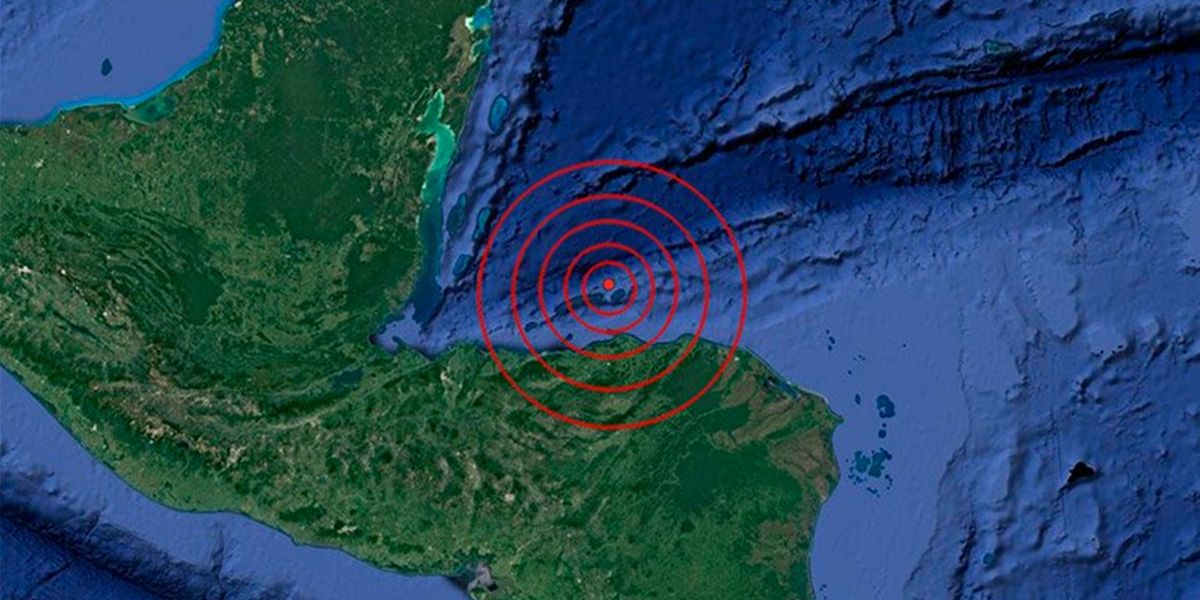 Sismo de magnitud 5,2 sacude las costas de Honduras