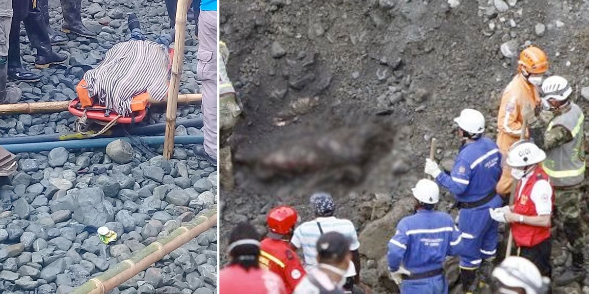 Así es el socavón donde dos personas murieron en mina de oro de Santander