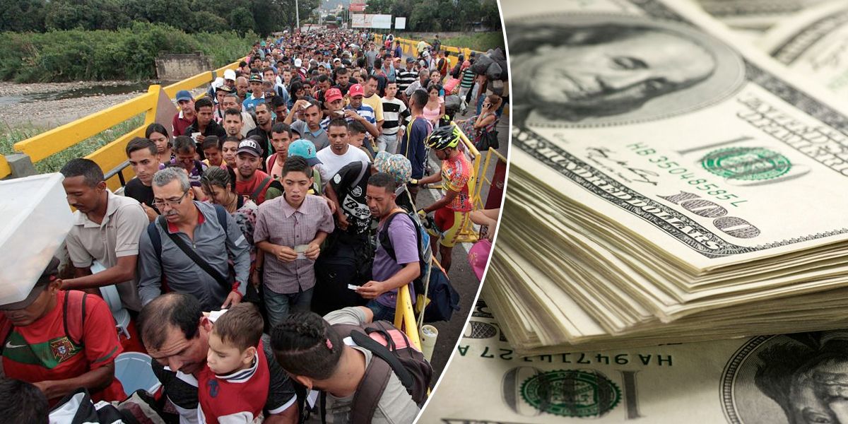 EE.UU. dona 2,5 millones de dólares para refugiados venezolanos en Colombia