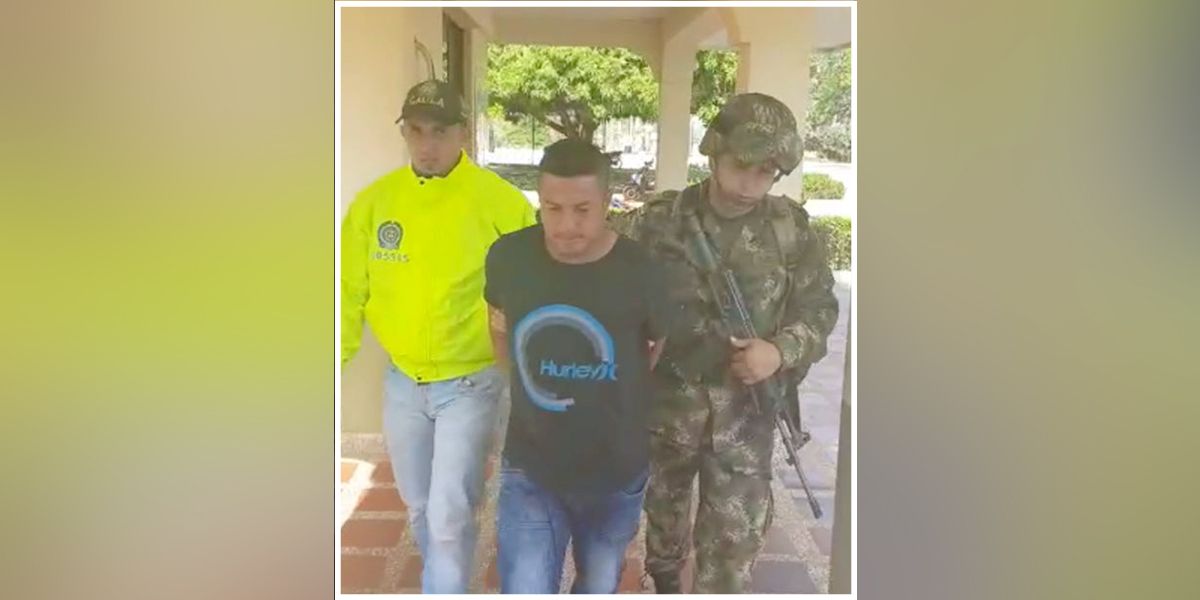 Capturan a alias ‘Pereira’ sicario en Cáceres, Antioquia
