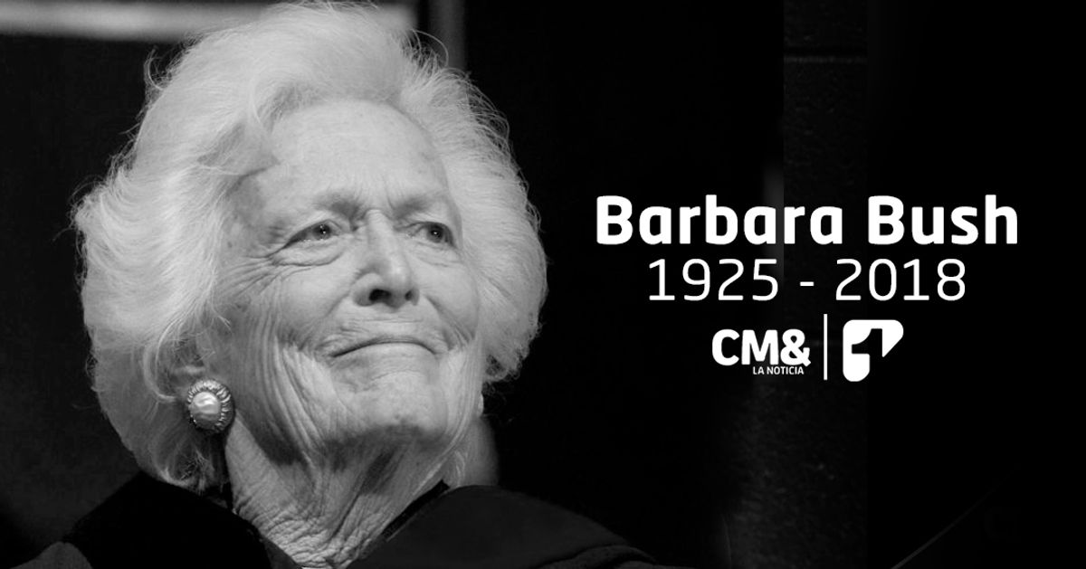 Muere a los 92 años Barbara Bush, exprimera dama de EUA