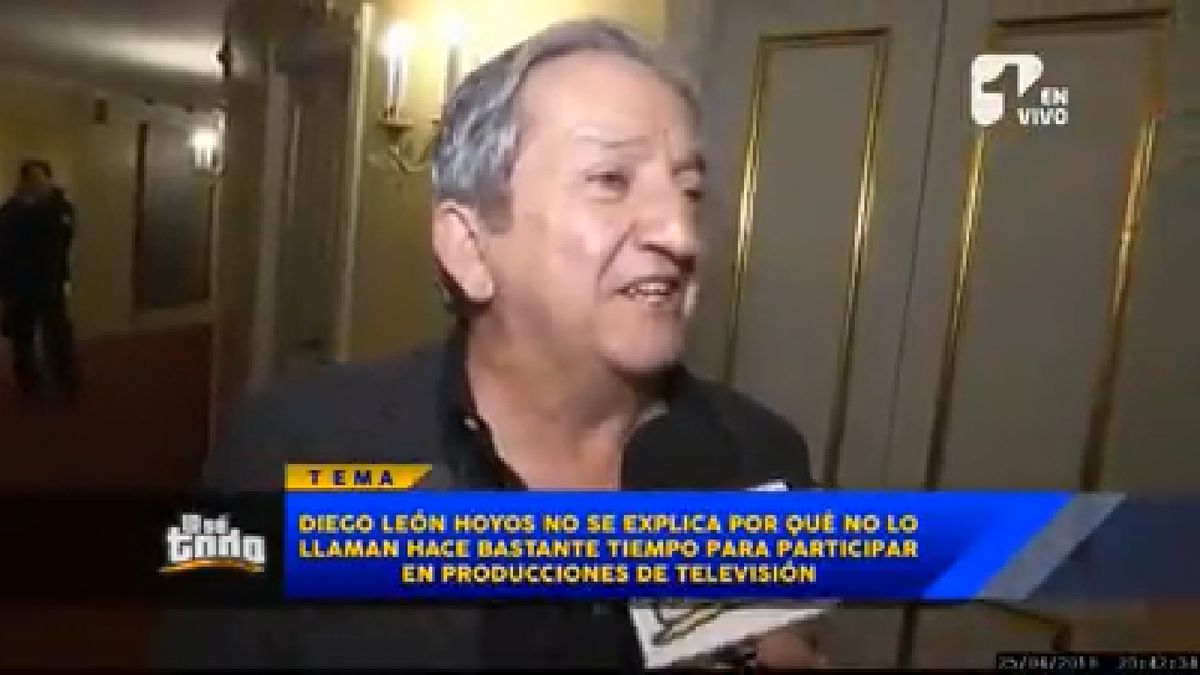 ¿Por qué Diego León Hoyos no ha vuelto a actuar en la televisión?