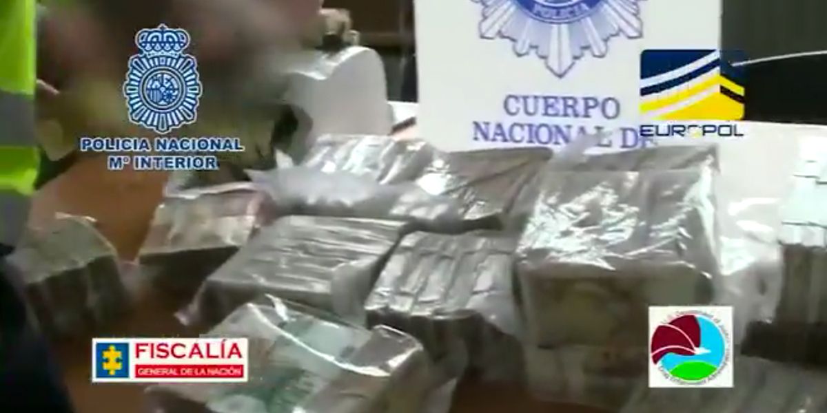 Cae una tonelada de cocaína colombiana en España